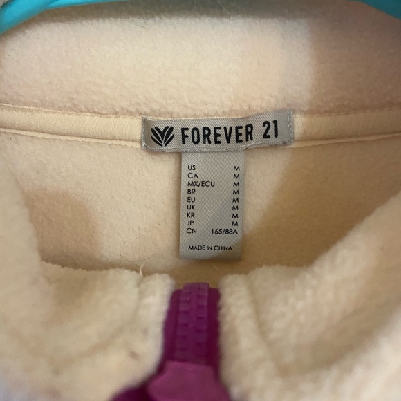 Forever 21 Cropped Zip-up - Picture 2 of 3